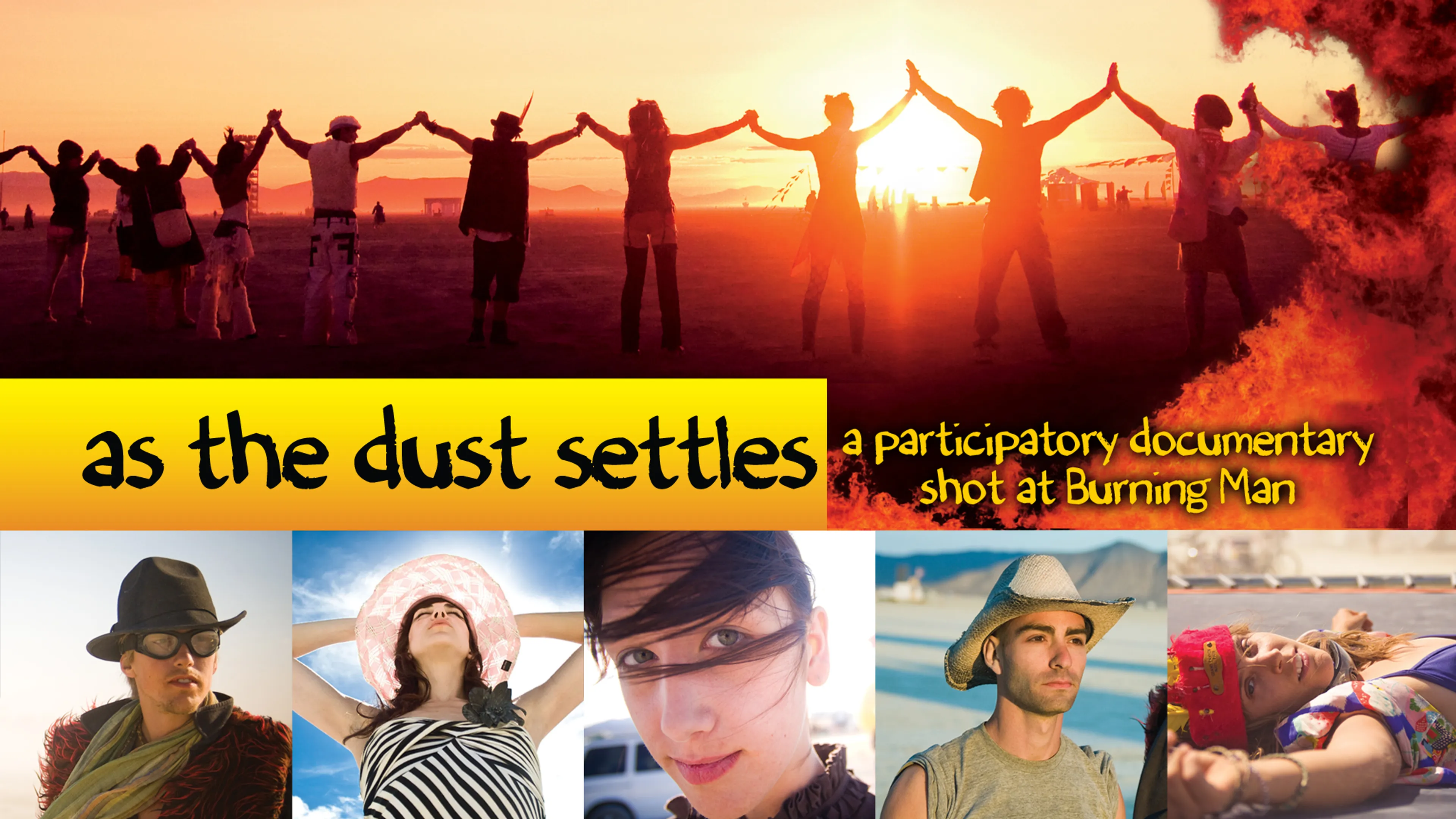 As The Dust Settles: A Participatory Documentary Shot at Burning Man poster